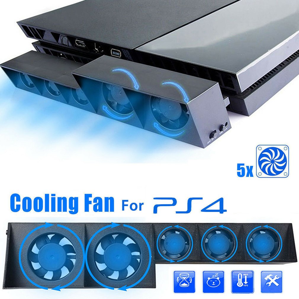 Gaming Console Holder - Basis kipas berdiri untuk Sony PS4