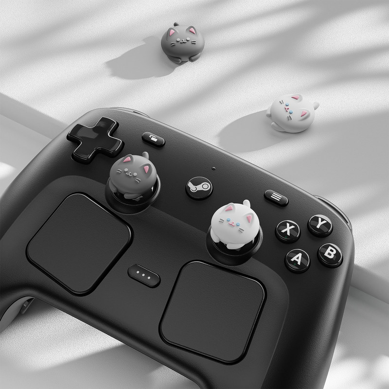 Thumb Grip Joystick - Playvital Cat Silicone Thumb Grip Caps