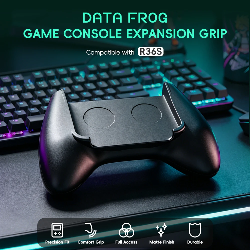 Gaming Console Holder - Pegangan Game Ergonomis Data Frog R36S,