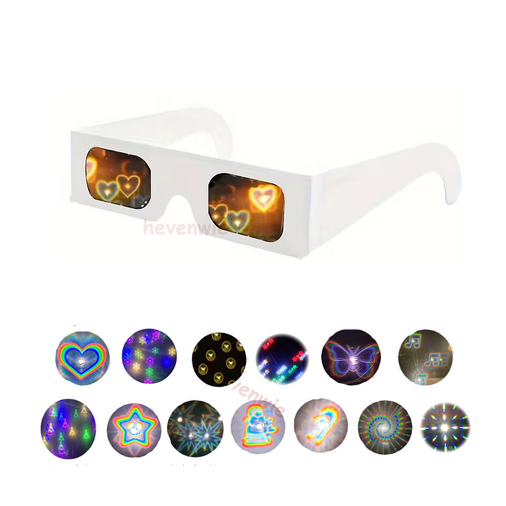 Gaming Console Vr - Kacamata Difraksi Efek Prisma Kertas 3D