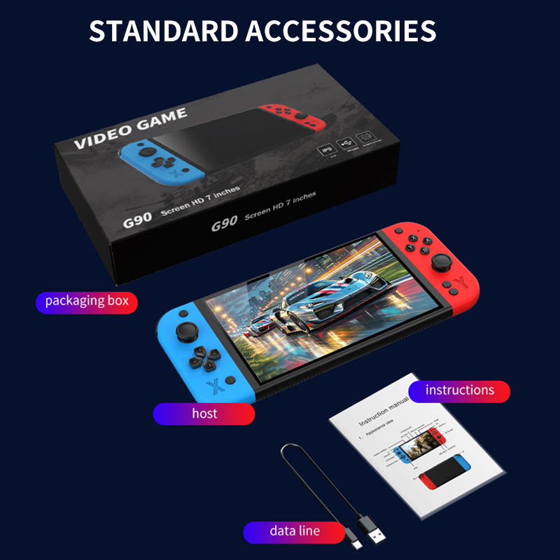 Konsol game genggam portabel F - Gaming Console G90 ulasan dan harga