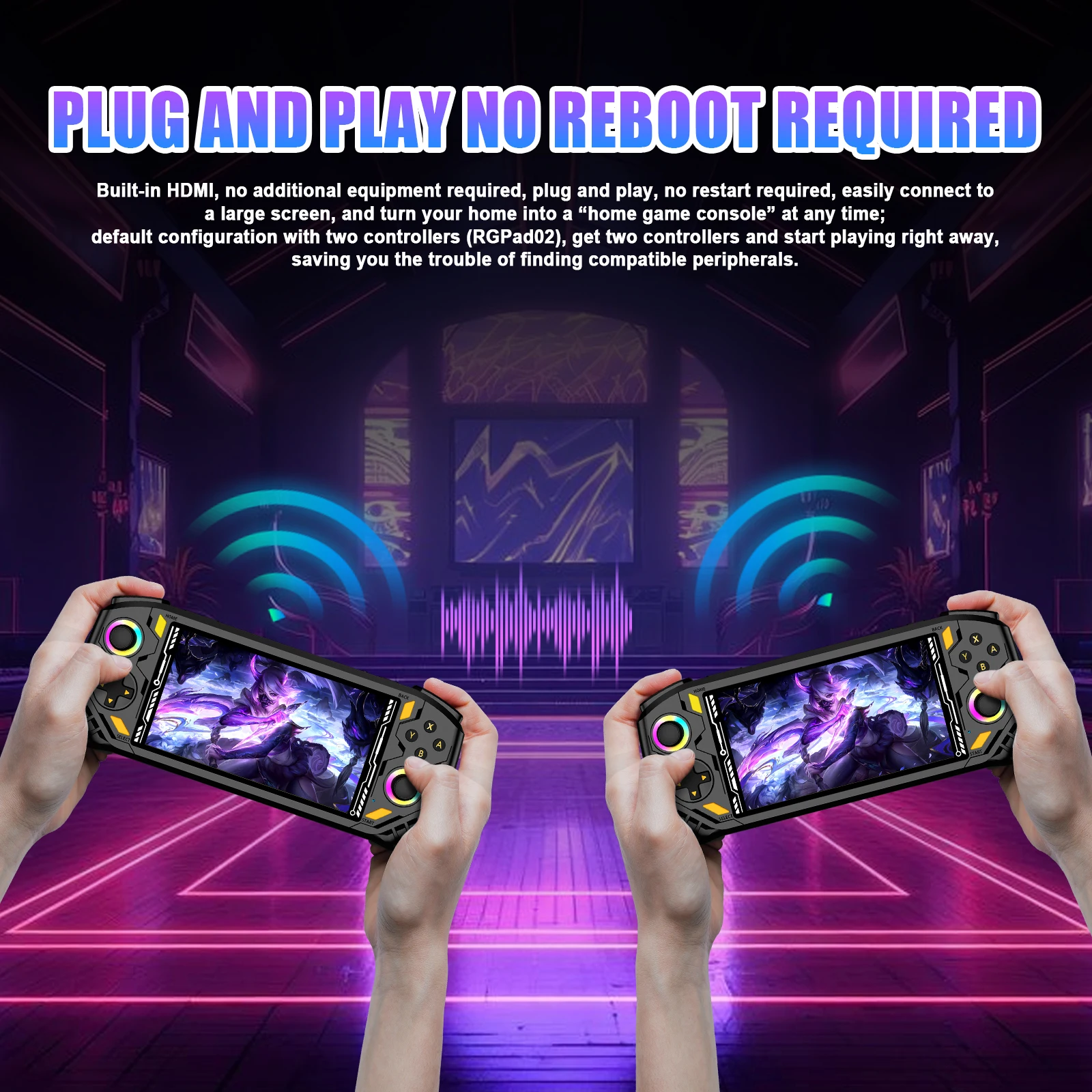 Konsol Game Genggam AISLPC RG5 - Gaming Console Minecraft ulasan dan harga