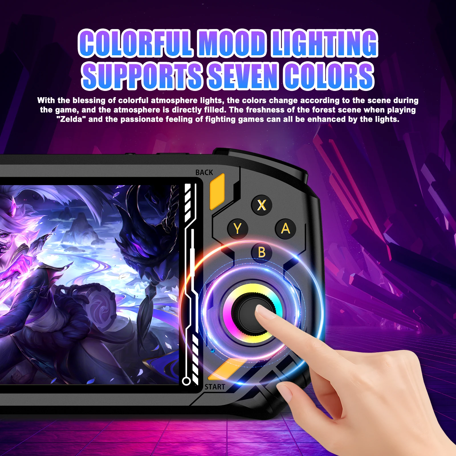 Konsol Game Genggam AISLPC RG5 - Gaming Console Minecraft ulasan dan harga