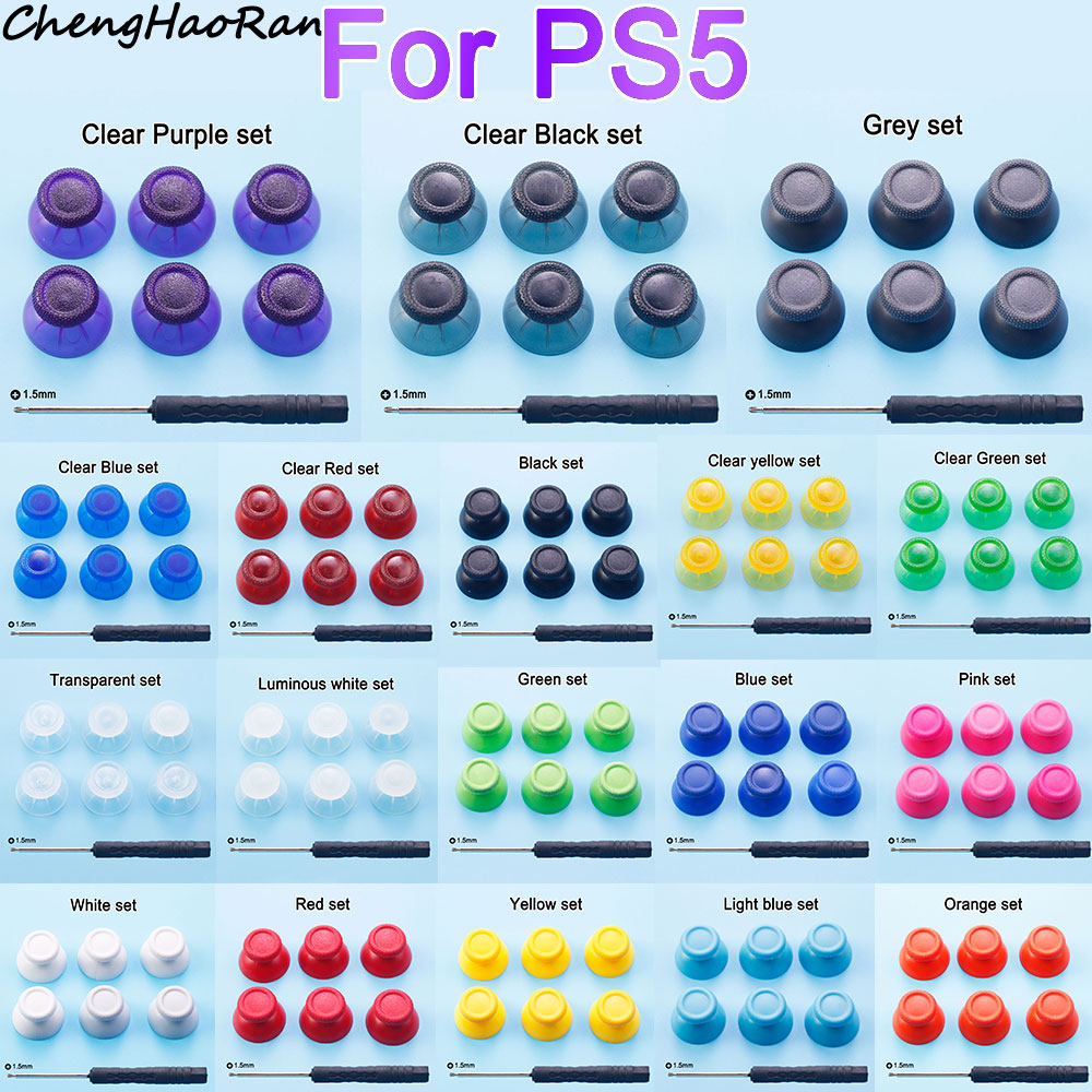 1 set untuk PS5 Thumbstick Gri - Thumb Grip Joystick ulasan dan harga