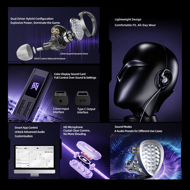 KZ Starbit Earphone Gaming Ber - Gaming Console For Your Phone ulasan dan harga