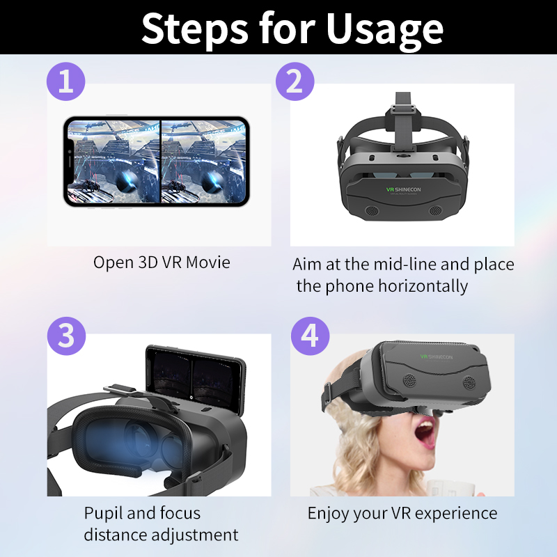 Kacamata VR 3D Virtual Layar R - Gaming Console Vr ulasan dan harga