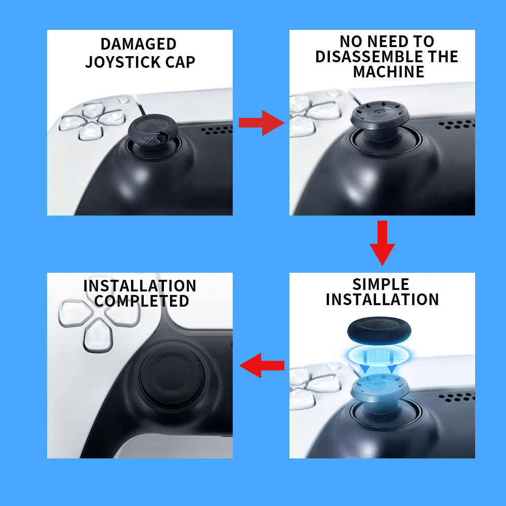 2-6 Pcs Tutup Pegangan Jempol  - Gaming Console Repair ulasan dan harga